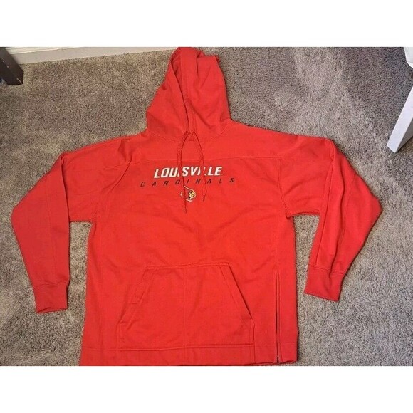 University of Louisville Cardinals Red/Black Hoodie - Picture 1 of 6